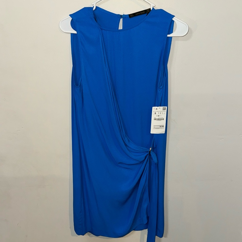 NWT ZARA BASIC— Size S, Royal Blue Dress